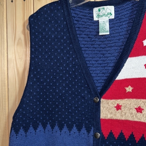 The Quacker Factory July 4th Vest 1X - Picture 7 of 8
